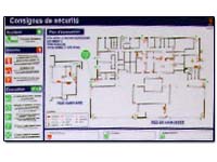 plan d'evacuation